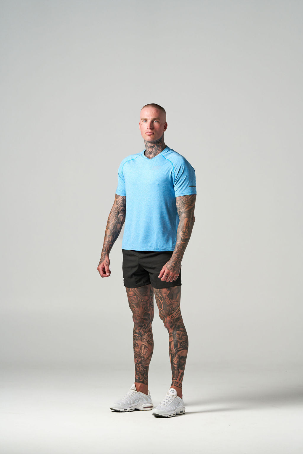 reflective tee ice - blue