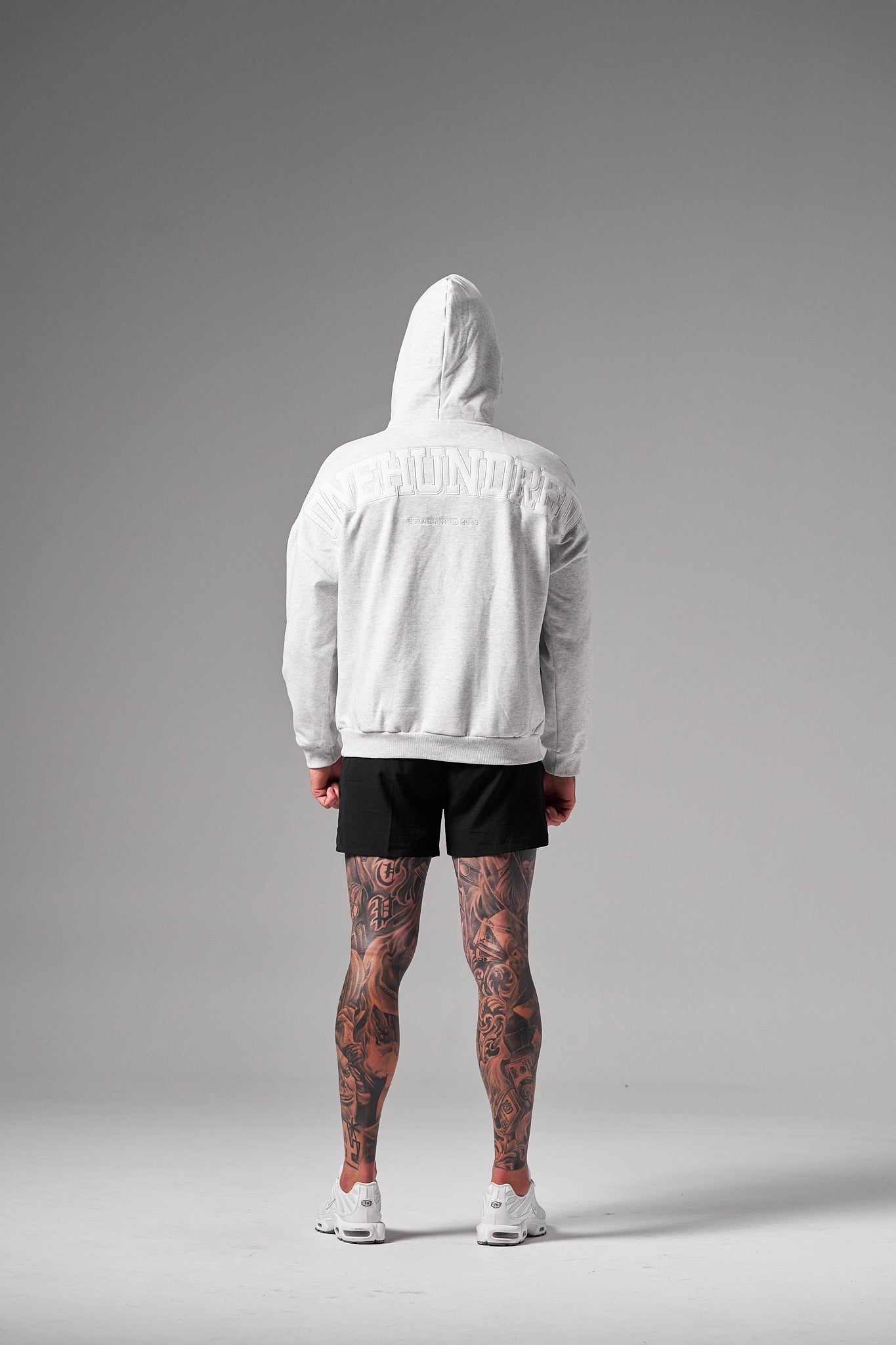Classic Embroided Hoodie - Grey