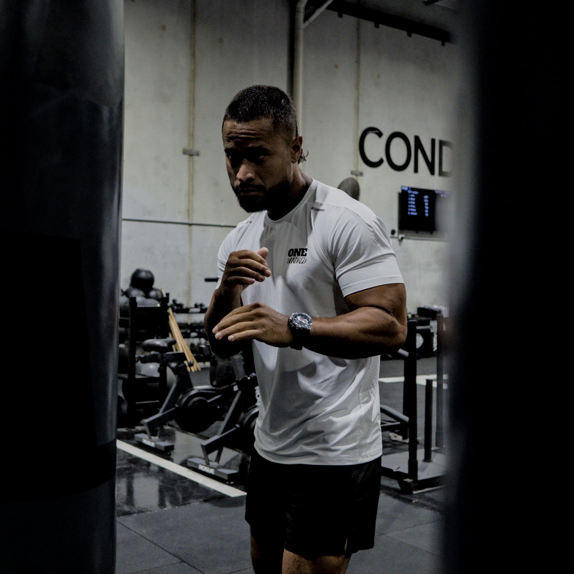 Compression Tee - White