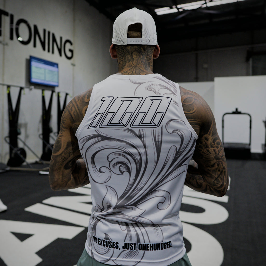 100 TANK - white