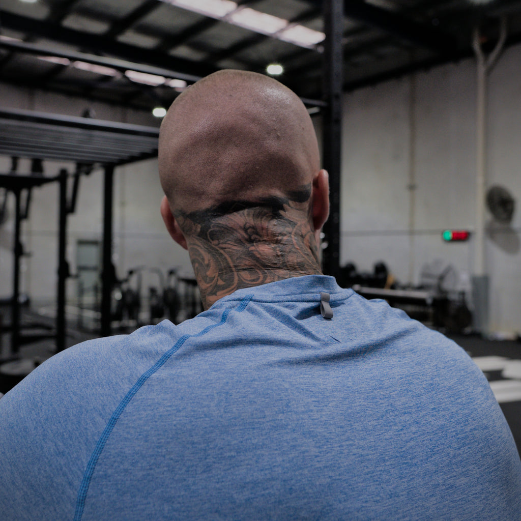 reflective tee ice - blue