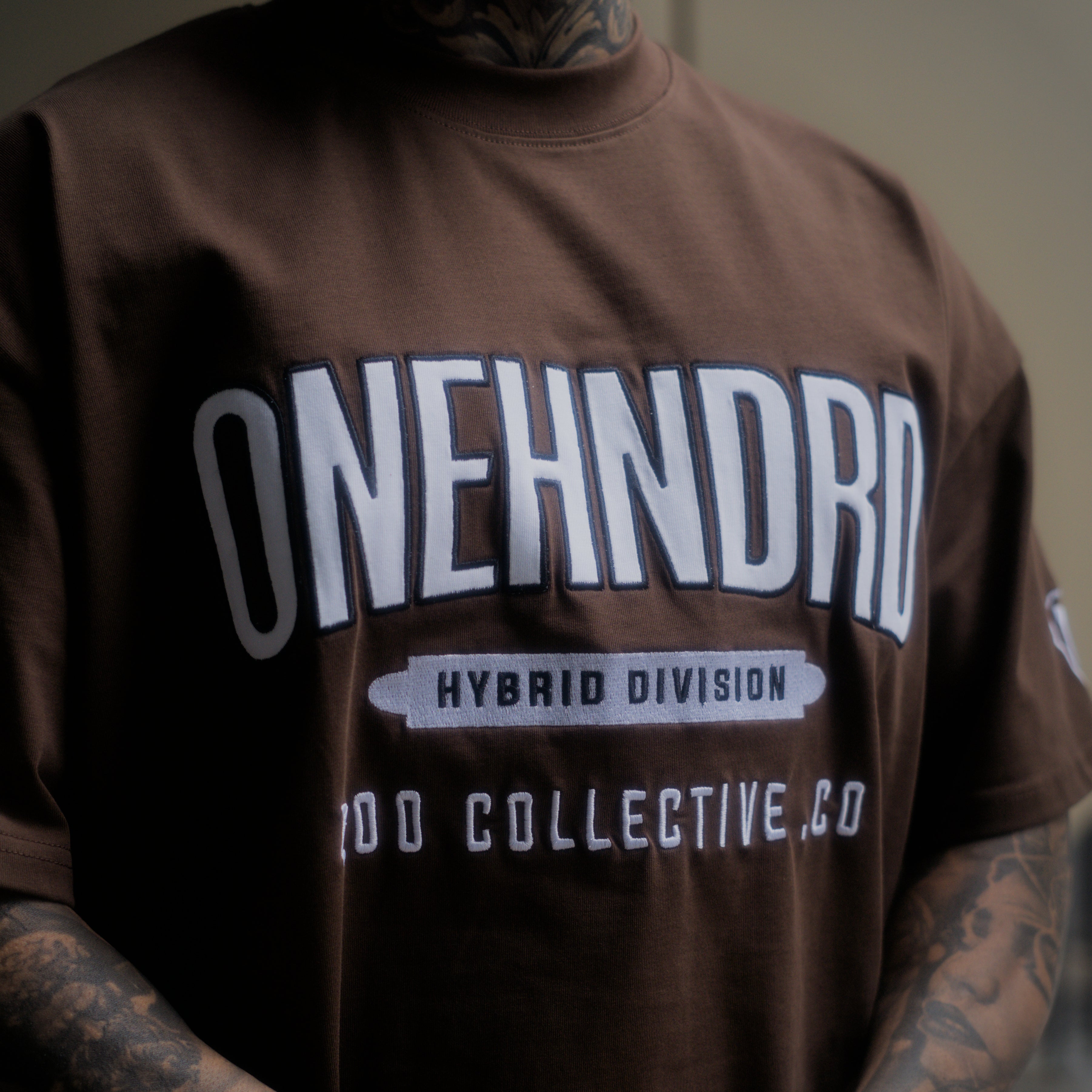 hybrid division oversized tee