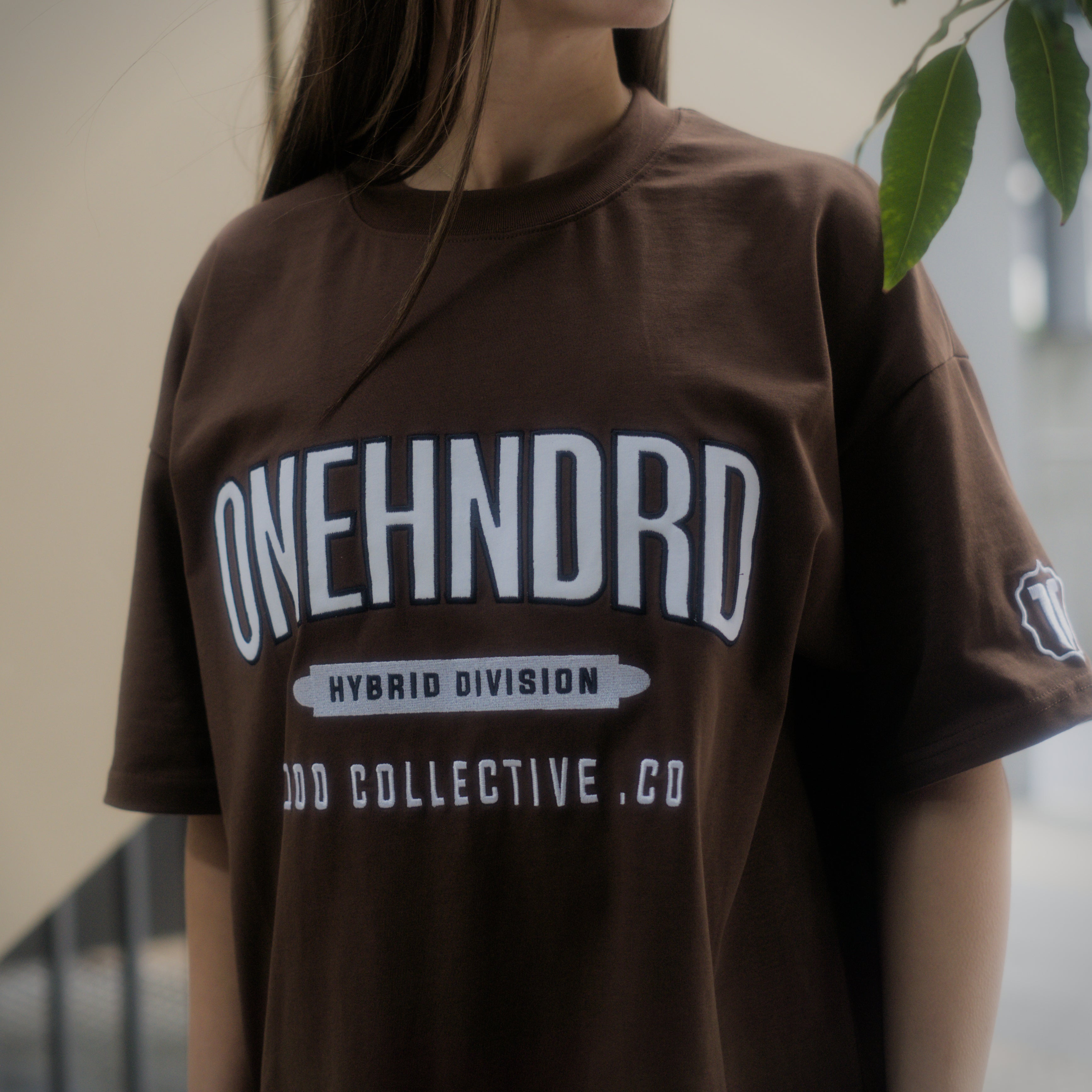 hybrid division oversized tee
