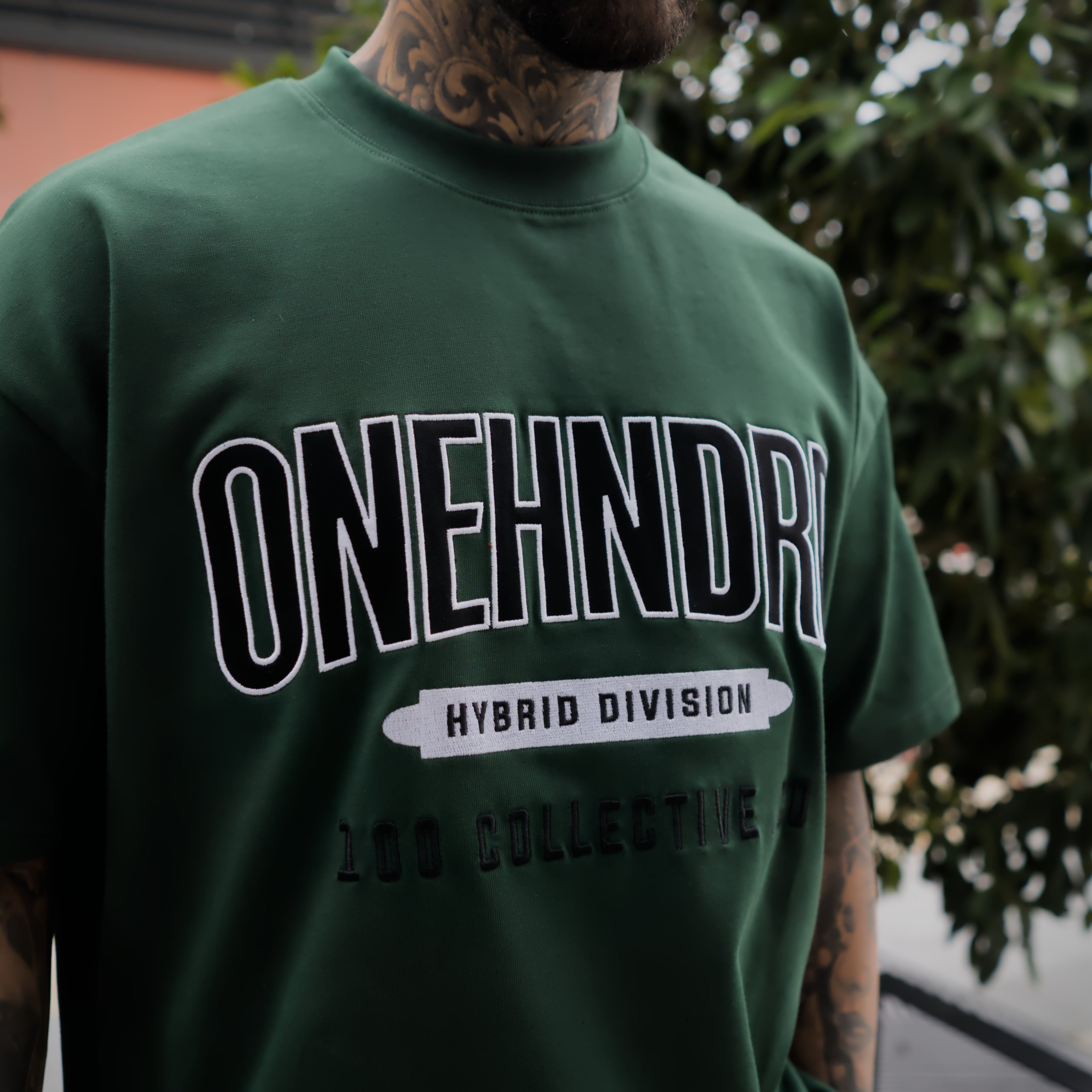 hybrid division oversized tee