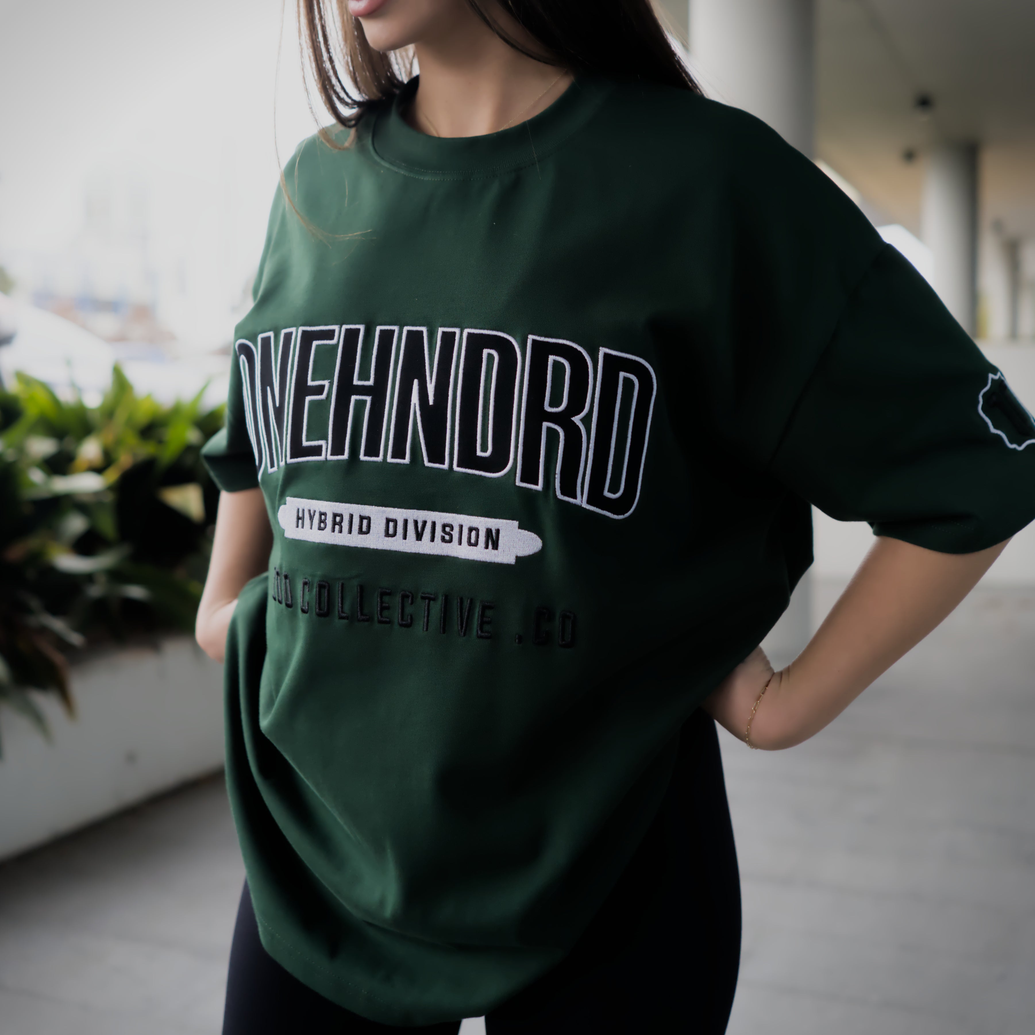 hybrid division oversized tee