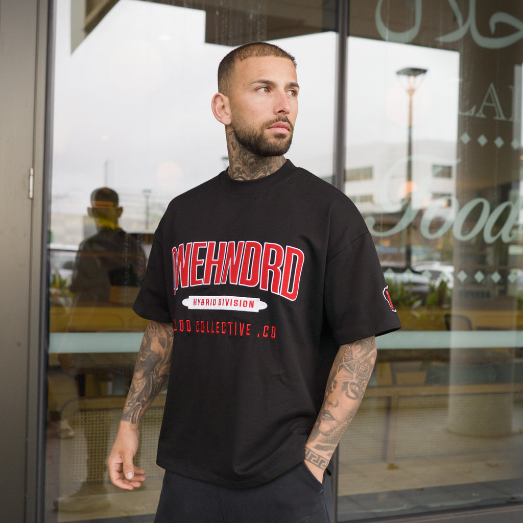 hybrid division oversized tee