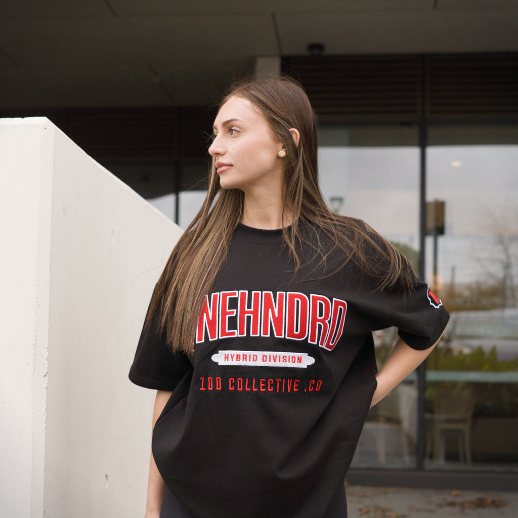 hybrid division oversized tee