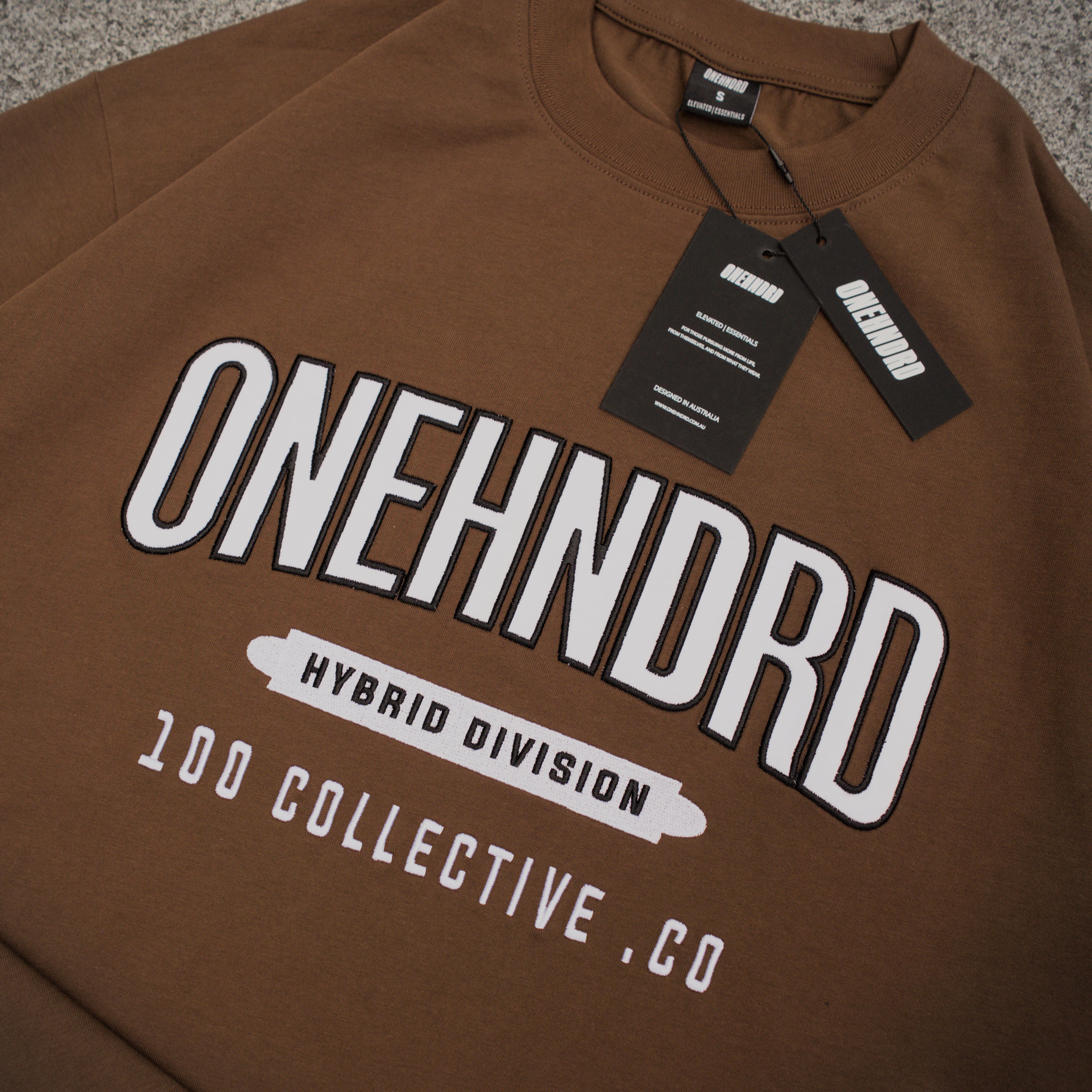 hybrid division oversized tee